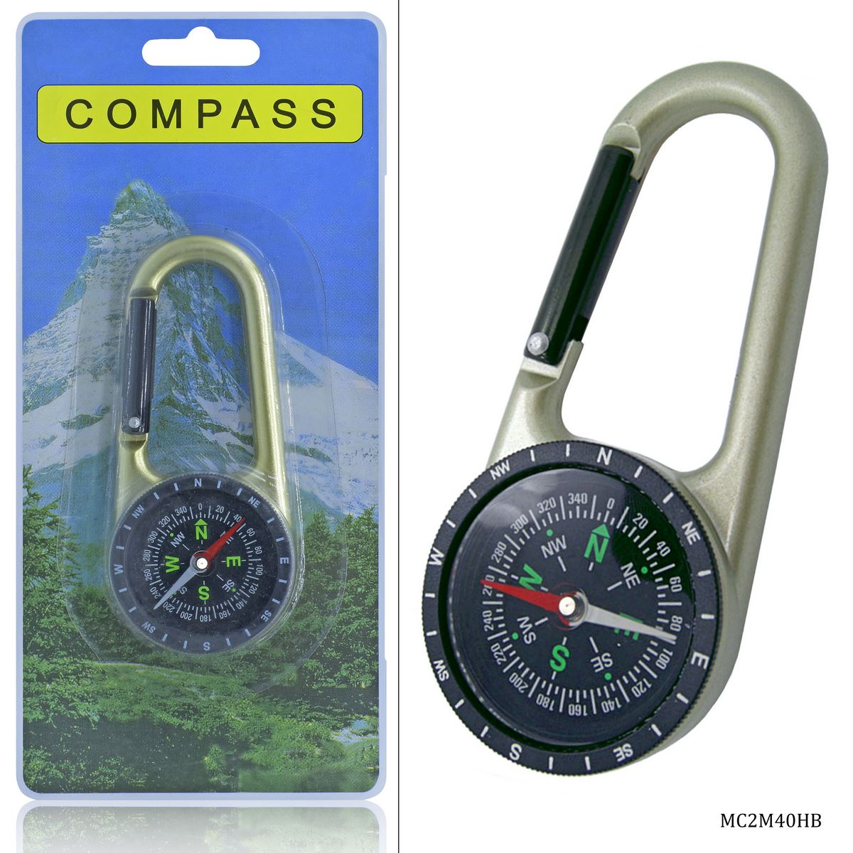 jags-mumbai Toys & Kits Magnetic Compass 2IN1 Metal Huk Big 40