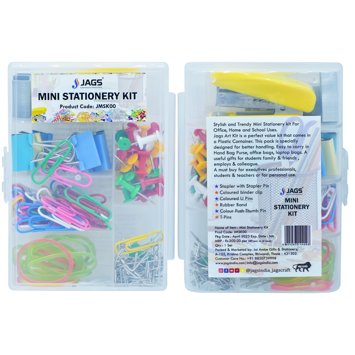 jags-mumbai Toys & Kits PocketPalette: Mini Stationery Kit - Your Portable Creativity Companion