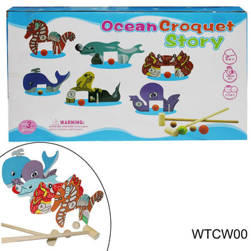 jags-mumbai Toys & Kits Wooden Toys Ocean Croquet Story