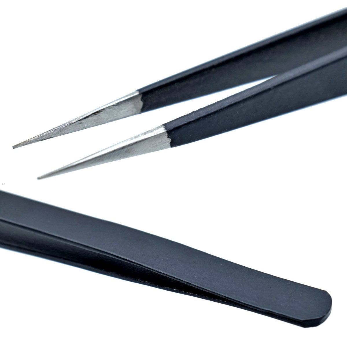 jags-mumbai Tweezer Black Pointed Tweezer