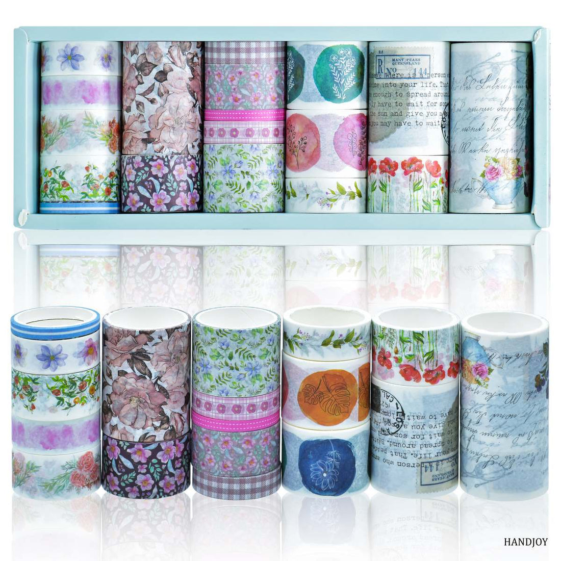 jags-mumbai Washi Tape Craft Tape Washi 2M+18Pcs Box Masking Tape