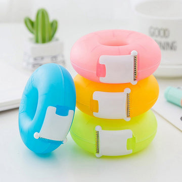 Pastel Kawaii Tape dispensers & washi tape dispenser- Donut shape