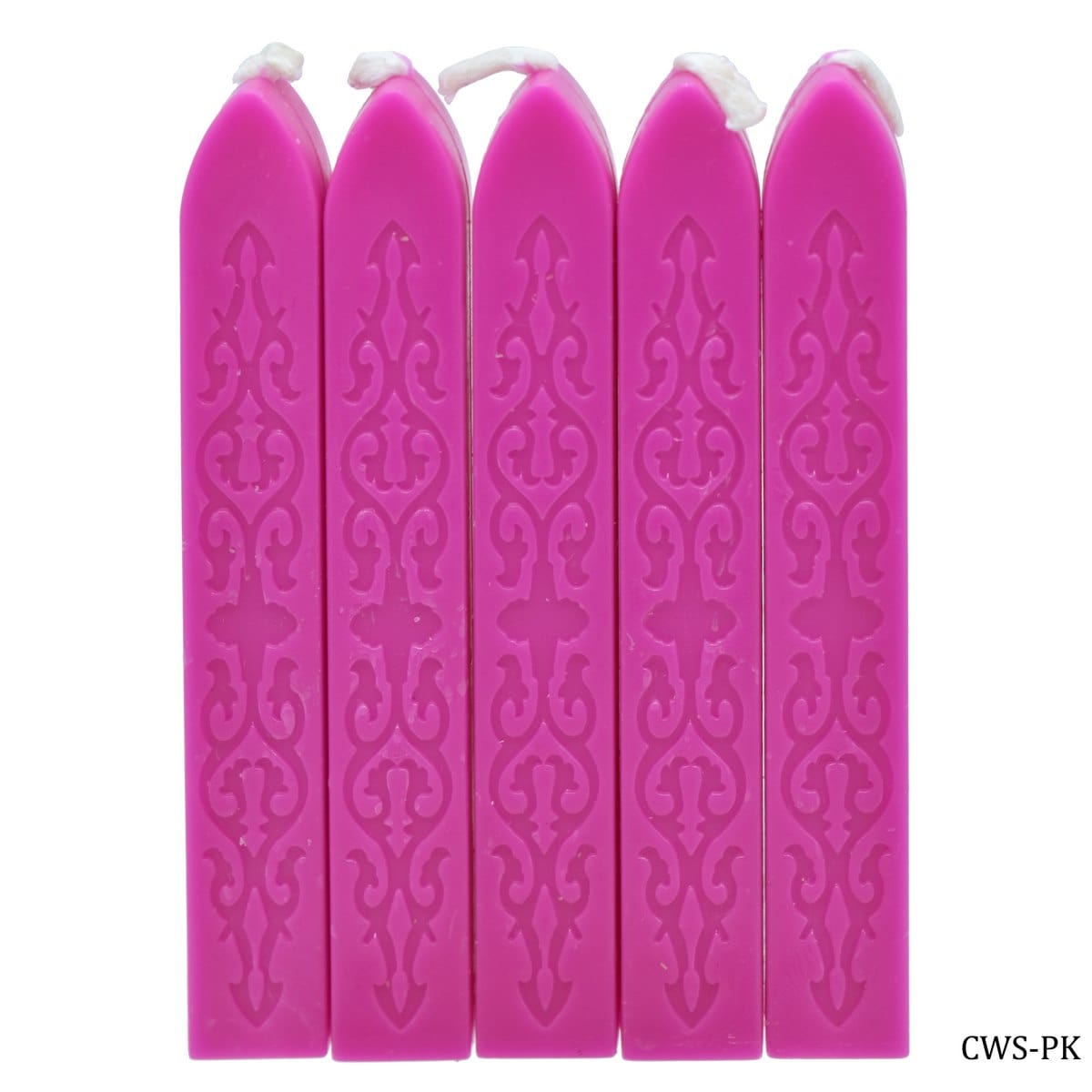 jags-mumbai Wax Stamp & Sealing Craft Wax Stick 5 Pics Pack Pink CWS-PK