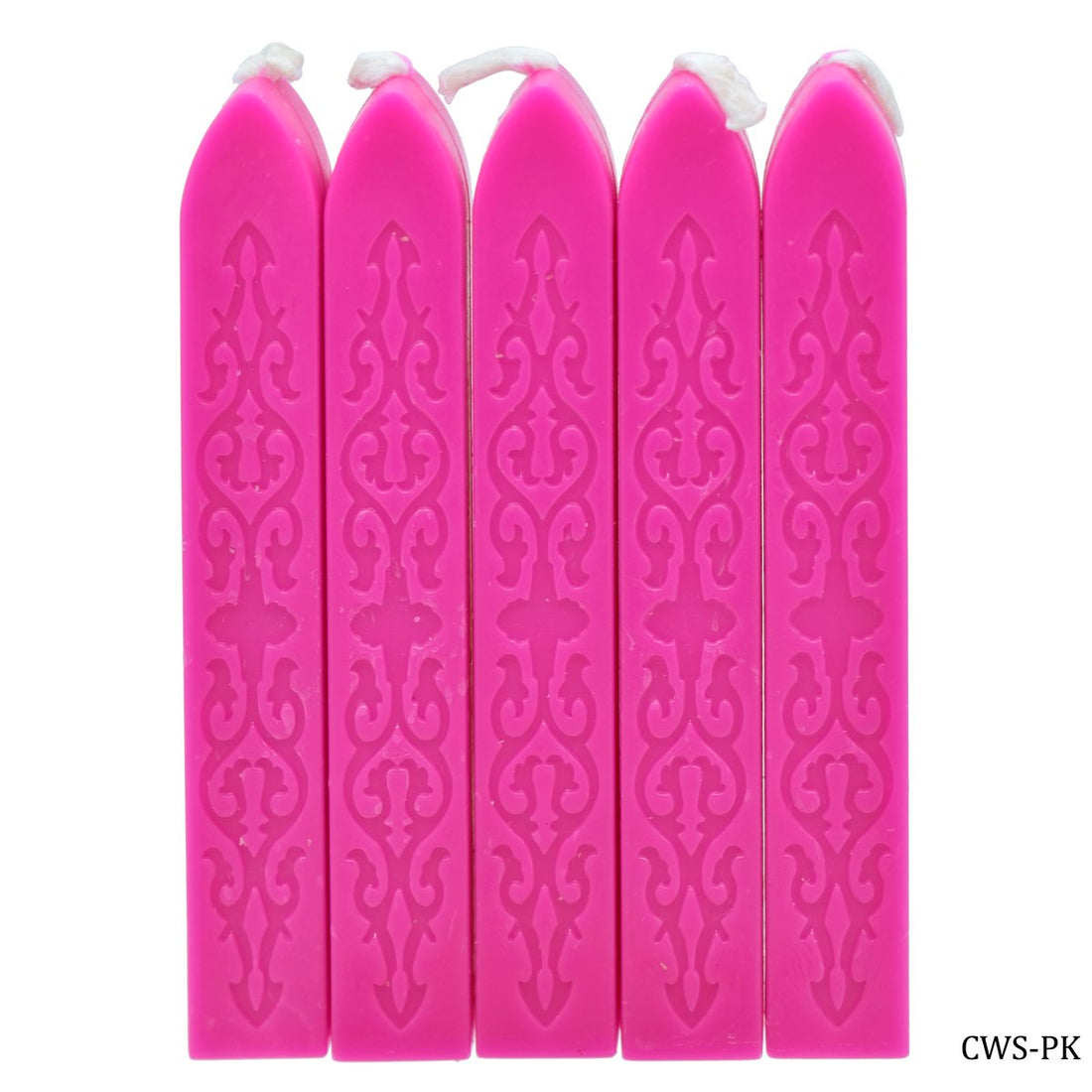 jags-mumbai Wax Stamp & Sealing Craft Wax Stick 5 Pics Pack Pink CWS-PK