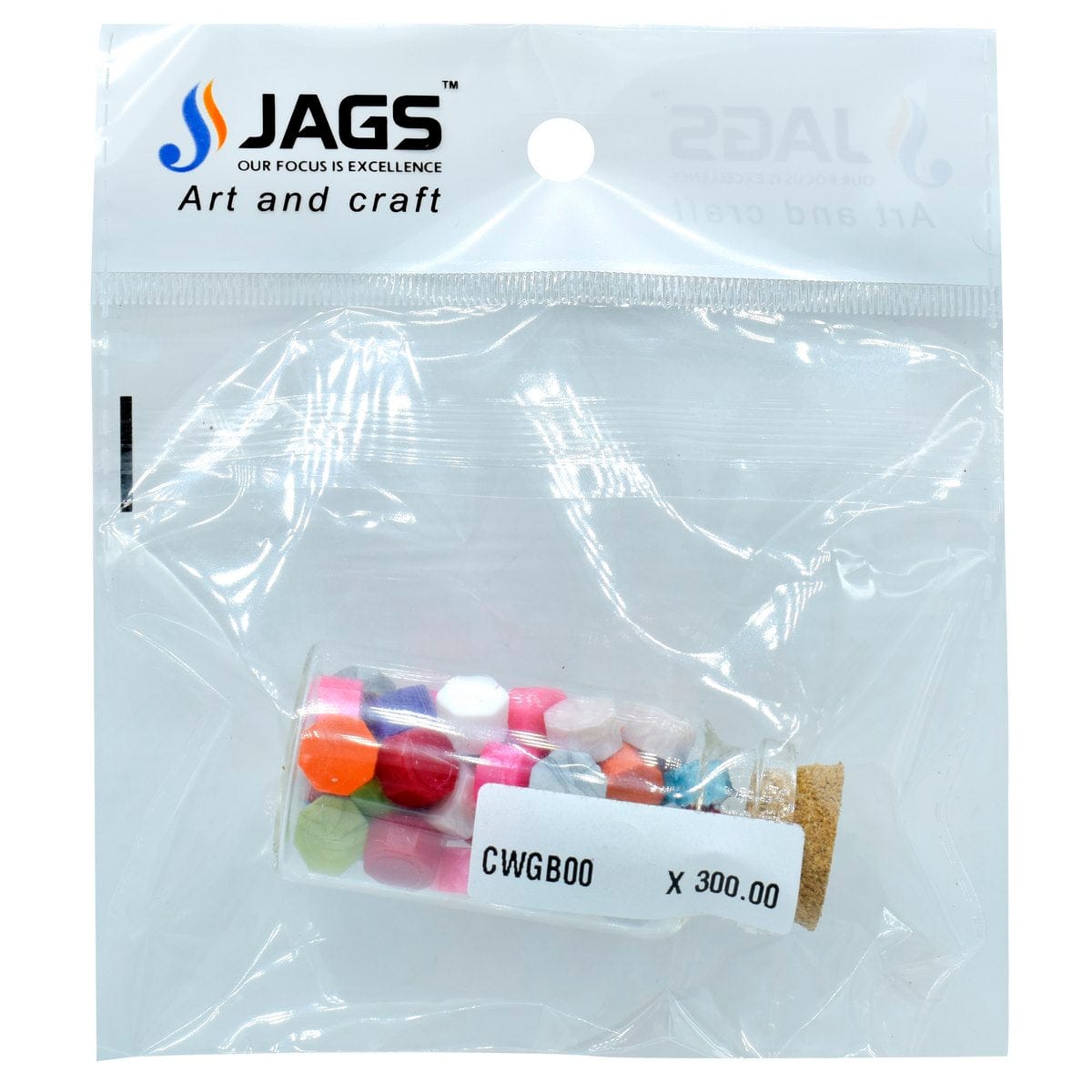 jags-mumbai Wax Stamp & Sealing Multi Colour Wax Beads Bottle