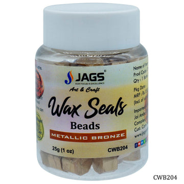 Wax Stamp Seal Beads Metallic Bronze - 25 grams