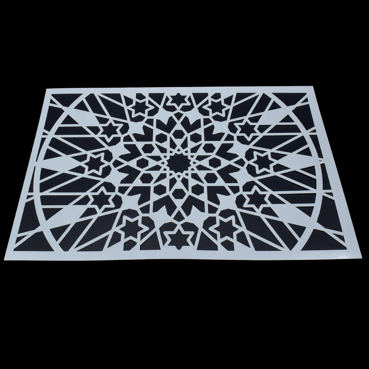 jags-mumbai White, notice,Slate board Stencil Plastic A4 Net Design