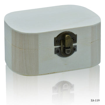 jags-mumbai Wooden box MDF | Wooden Box | Oval Shaped | Small Size