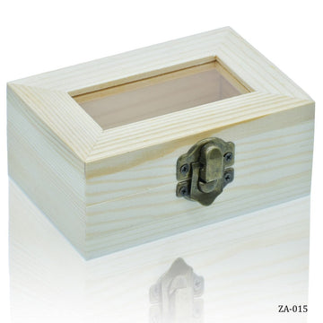 jags-mumbai Wooden box MDF Wooden Box Small Top Window  Rectangle