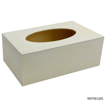 Wooden Decoupage Tissue Box Big - Contain 1 Unit