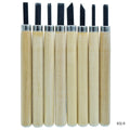 jags-mumbai Wooden & Plastic Box Knife Carving Set Wooden 8pcs Box Set KSJ-8 - The Perfect Set for the Art of Carving