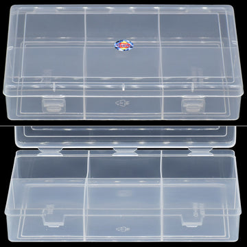 Transparent Plain Lockable Plastic Small Box organiser 19 x 12 cm