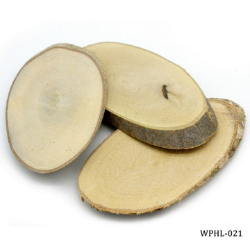 Wooden Oval Plates (pack of 3) polished
