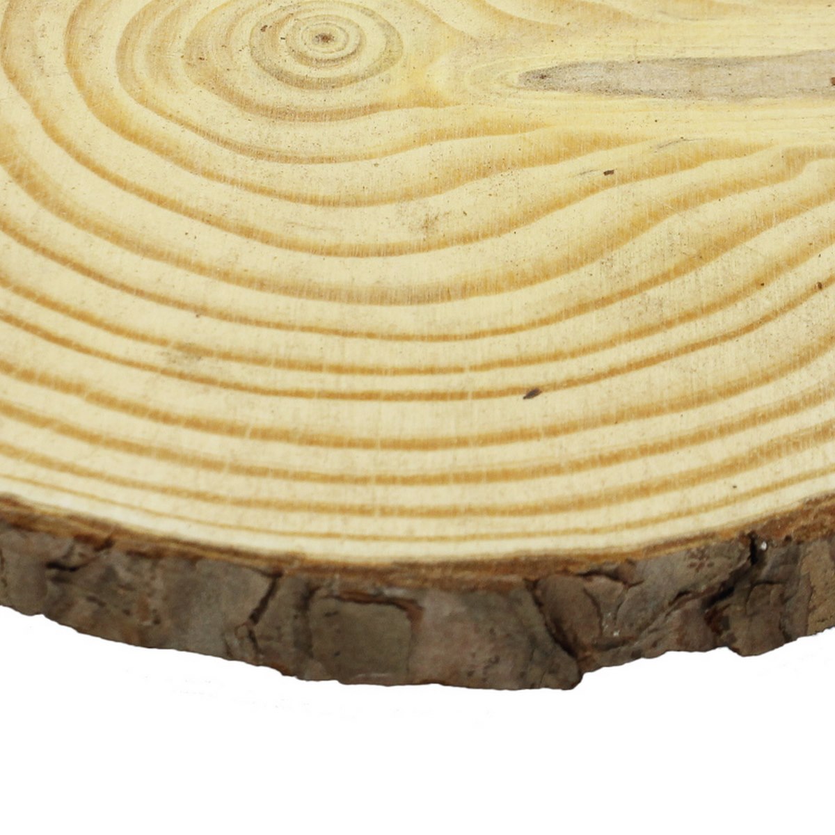 jags-mumbai Wooden Slice and Cut Out Round Wood Plate 14CM TO 15CM 1.5CM RWP15CM