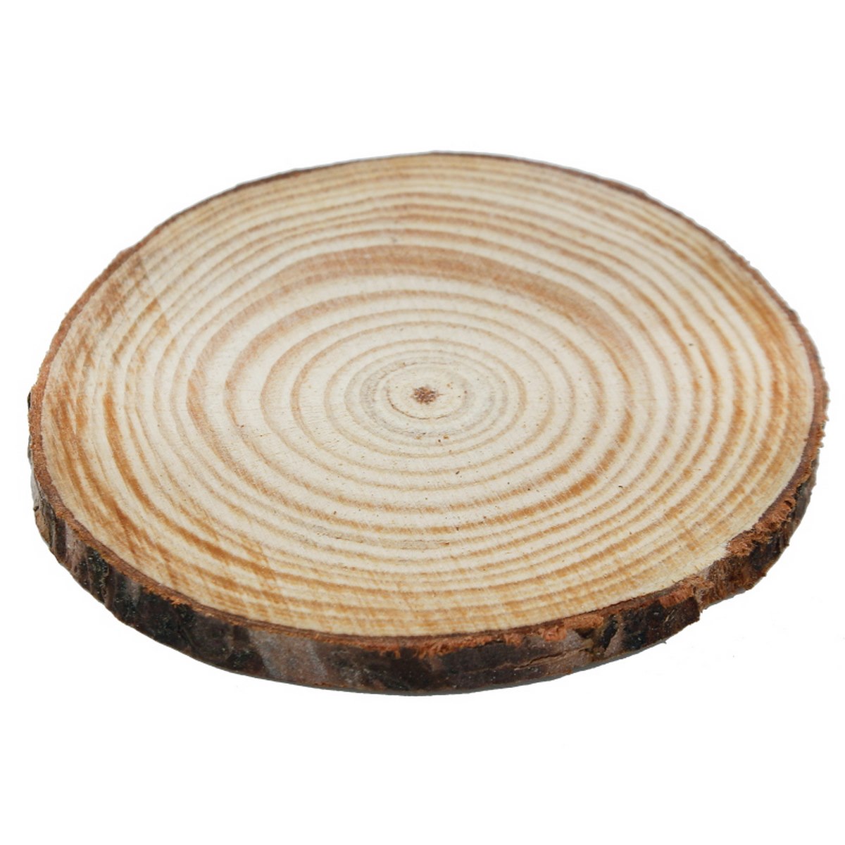 jags-mumbai Wooden Slice and Cut Out Round Wood Plate 5CM TO 6CM RWP6CM