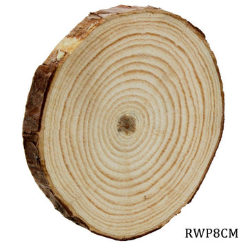 Round Wood Plate 8CM TO 9CM 1CM RWP8CM