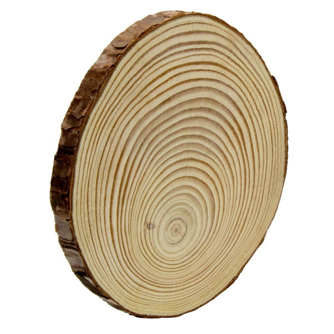 jags-mumbai Wooden Slice Wooden Plate, wooden slice (Durable) 10-13 Cm