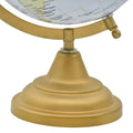 jags-mumbai World Globe World Globe Decosative White Matel Base 8 Inch