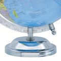 jags-mumbai World Globe World Globe Educational Blue Silver Base 8 Inch