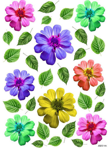 jags-mumbai Wrapping Paper& Material Blossom Dreams: Resin Flower Printed Sheet A4
