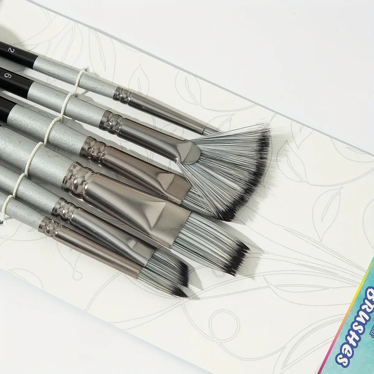 jai ambe novelties Easel & Art Tools-brushes Worison Premium Painting Brush Set of 6 - Elevate Your Artistry with Precision Brushes