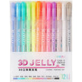 jai ambe novelties Highlighters & Markers 3D Jelly Creative Gel Pen - Add Dimension to Your Journal, Painting, and DIY Projects