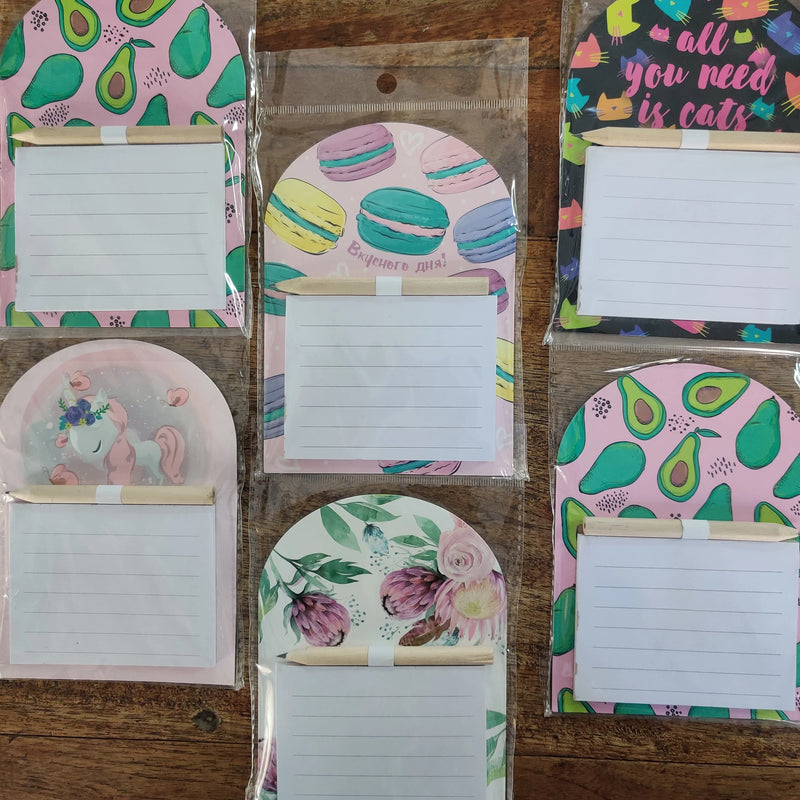 jai ambe novelties Keychains & Fridge magnets Mini Magnetic Memo Pad with Pen for Fridge - Stay Organized and Never Forget