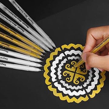 Golden Rolly Gel Pens For Doodle, Mandala, Sketching 1 unit