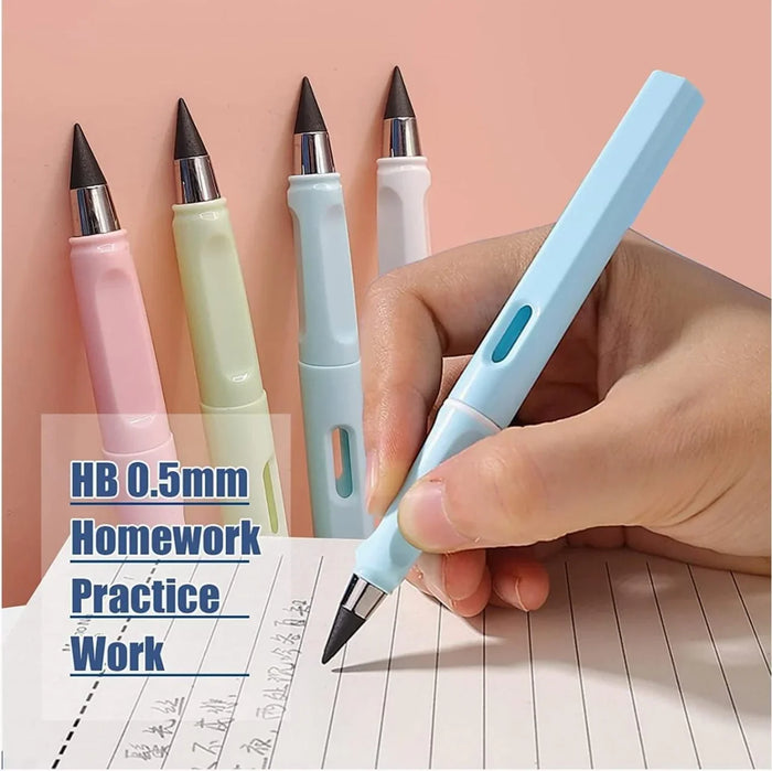 Never-Ending Pencil - Dual Tone Pastel Zero Dust Pencil (Contain 1 Unit) - Perfect Return Gift Stationery I Assorted Colour