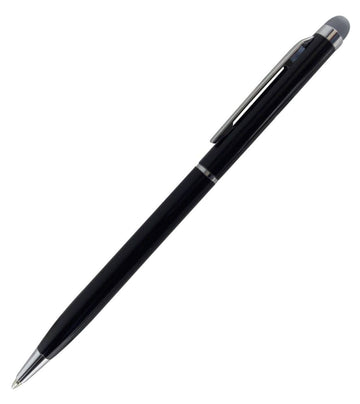 jai ambe novelties Pens Slim Type Black body Ball Pen with touch screen pointer I Blue roller pen