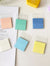 Transparent sticky notes, clear and see-through