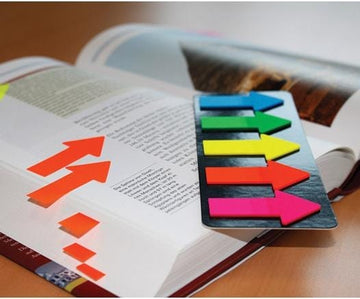 jai ambe novelties Sticky Notes Sticky notes for page and section highlighting-Arrow Neon colours