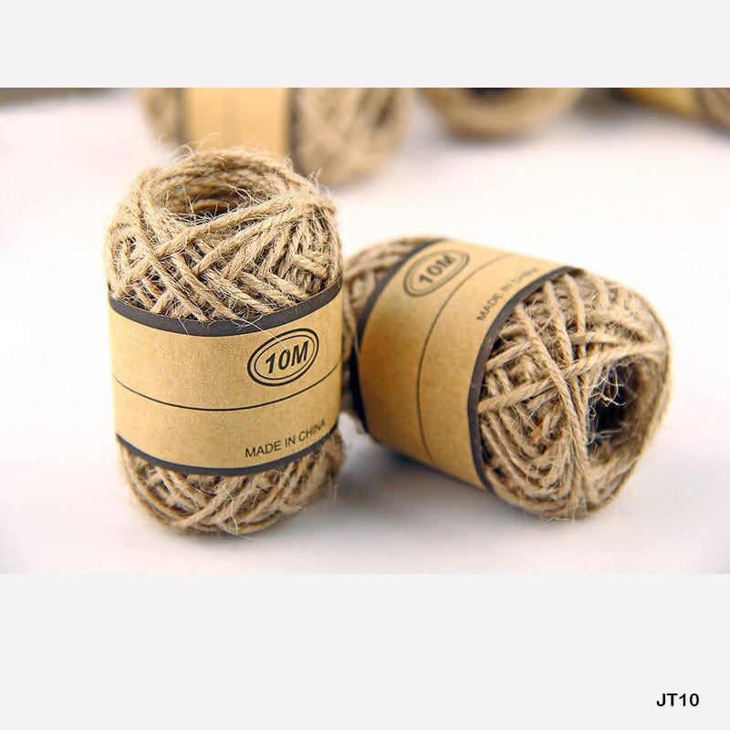 MG Traders Jute Ropes & Sheets Jute Thread Plain 2Mmx10Mtr (24Pcs/Box)(Jt10)