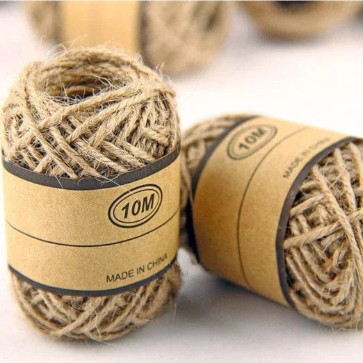 MG Traders Jute Ropes & Sheets Jute Thread Plain 2Mmx10Mtr (24Pcs/Box)(Jt10)