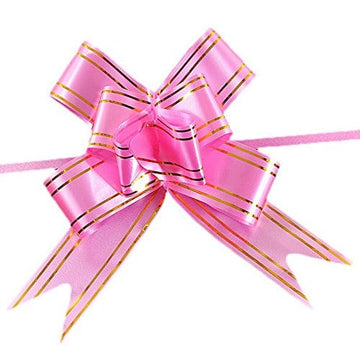 Kashvi Traders (MUMBAI) LIGHT PINK Create Beautiful Gift Flowers with our Ribbon Pack of 10 - 19cm x 1cm