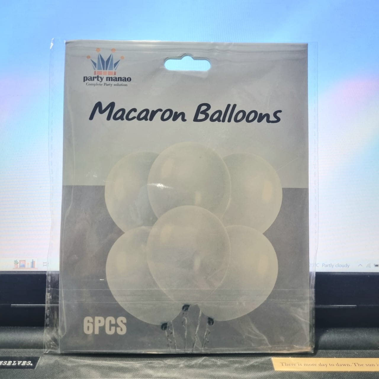 Kashvi Traders (MUMBAI) Party & Celebration 6 Piece Macron Pastel balloon set for celebration I Premium Quality