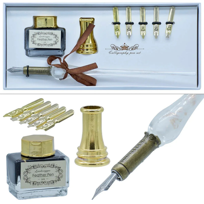 Crystal Fountain Pen Gift Box 8 Pics