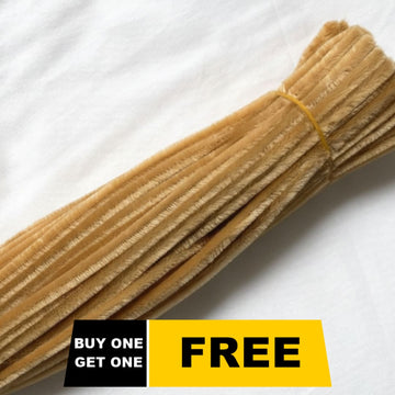 Buy 1 Get 1 Free Light Brown Pipe Cleaner 200 pcs