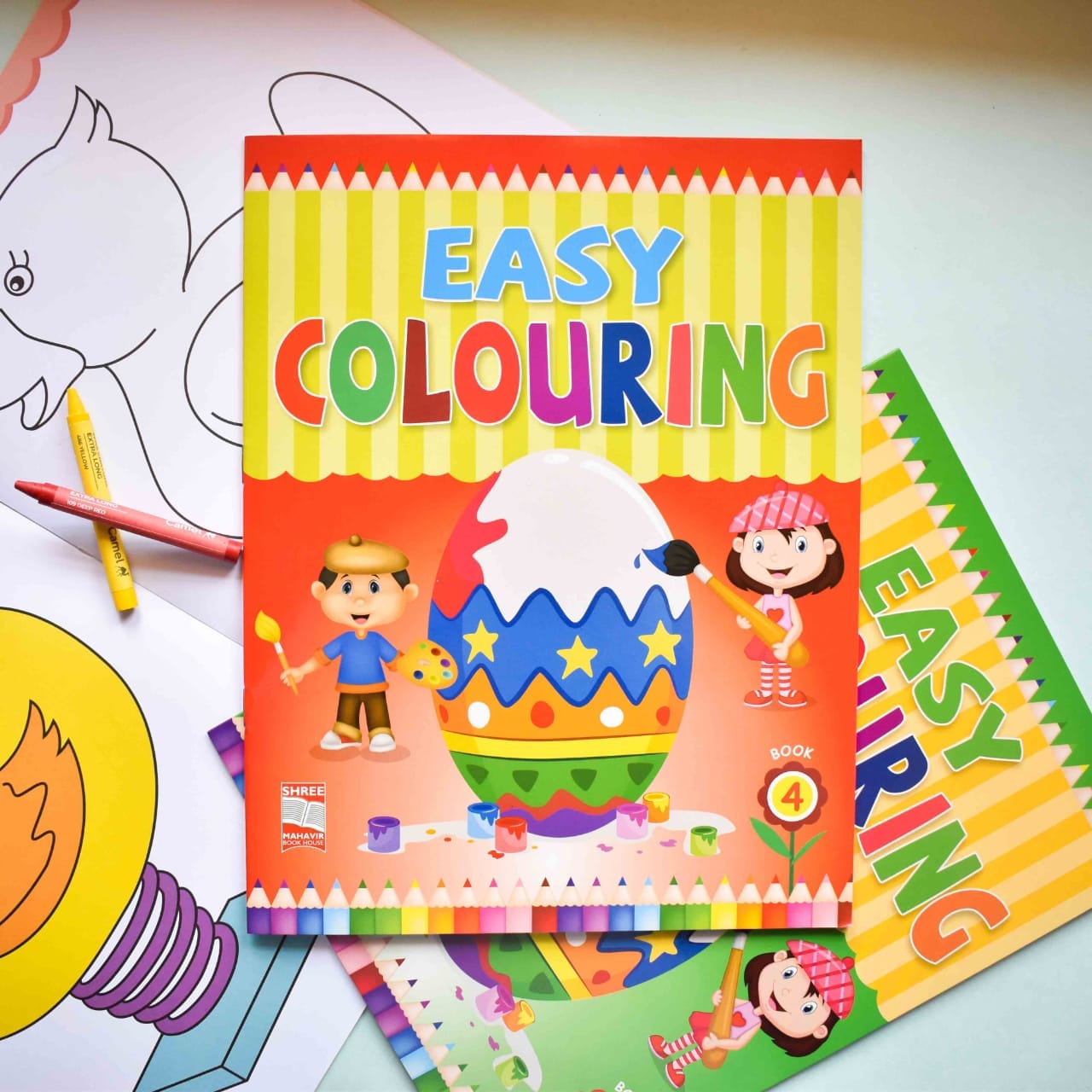 mahaveer book publication fort Educational Books & Notebooks Easy Colouring Book: Fun and Educational Resource for Kids | Engage, Learn, and Create