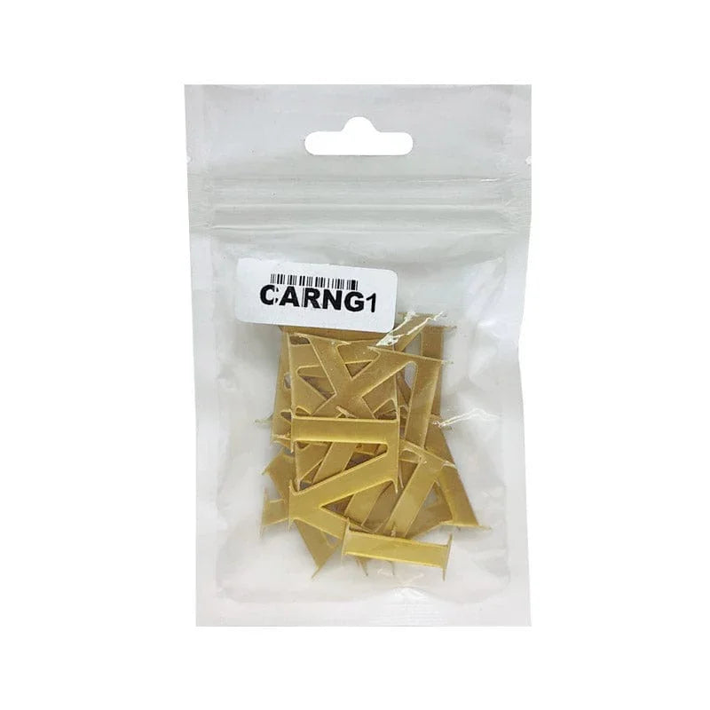 MG Traders 1 Acrylic Sheet Clock Acrylic Roman 1" Gold (Carng1)