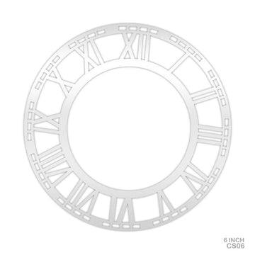 Clock Acrylic Silver 06