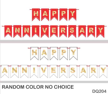 Dq204 Happy Anniversary Banner