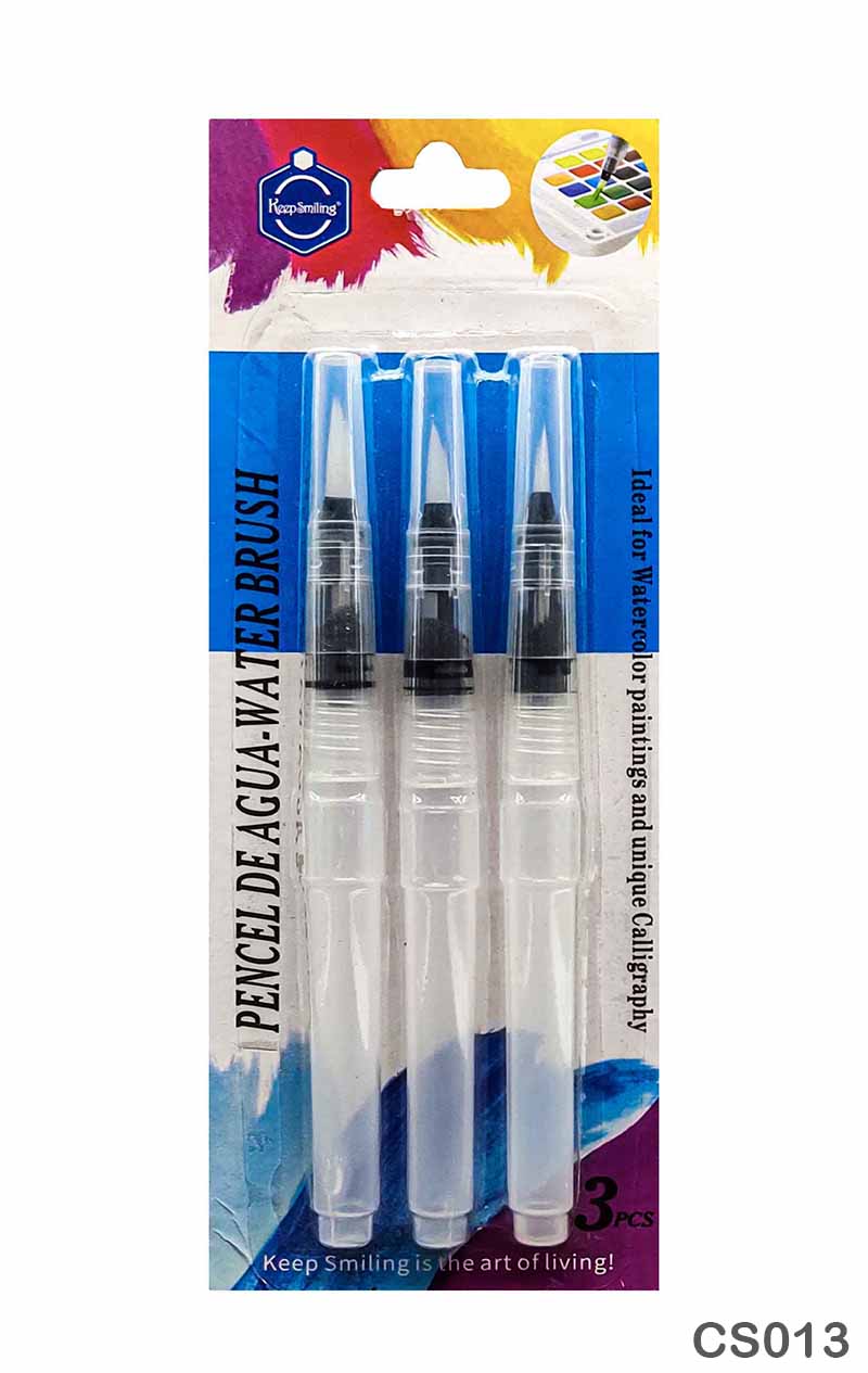 MG Traders 1 Brush Pen Brush 3Pc Card Packing (Cs013)