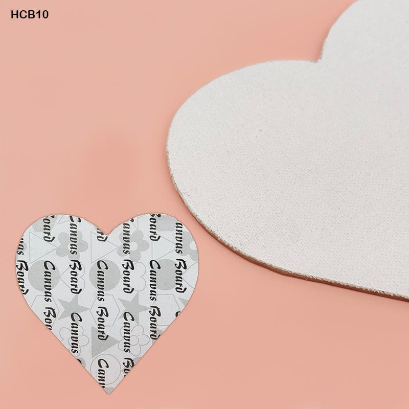 MG Traders canvas Boards Heart Canvas Board 10 Inch Artorial