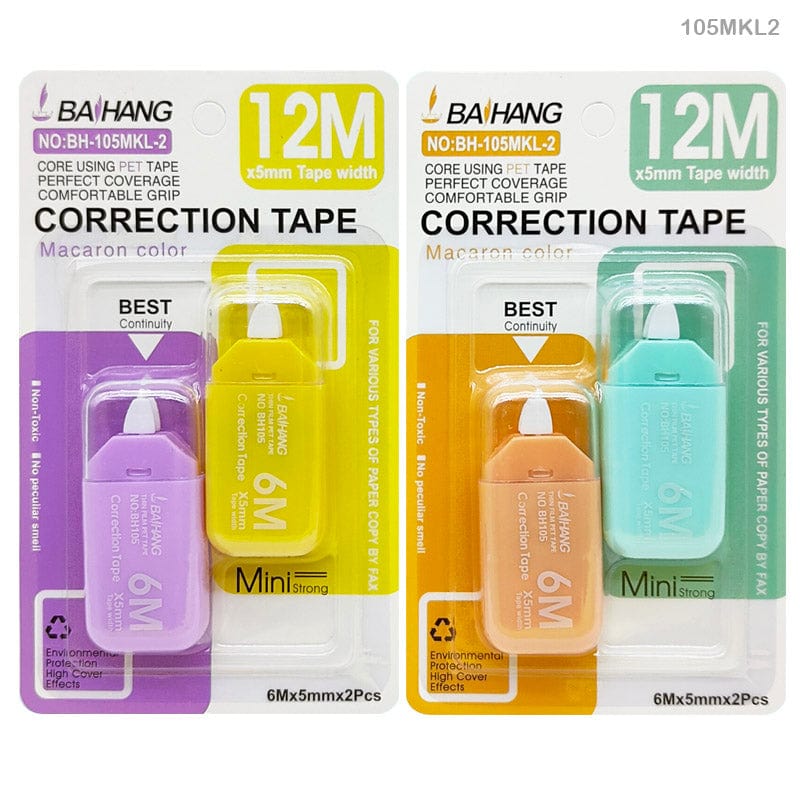 MG Traders Correction Tape 105Mkl2 Correction Tape 6Mtrx5Mm 2Pc