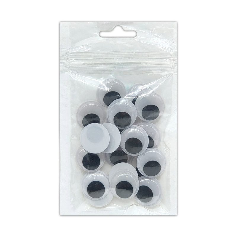 MG Traders Googly Eye Googly Eye Sp Round 22Mm (18 Pcs) (Gr22)