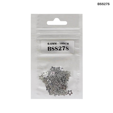 Bss27S Chain 0.6Mm Silver 100Cm