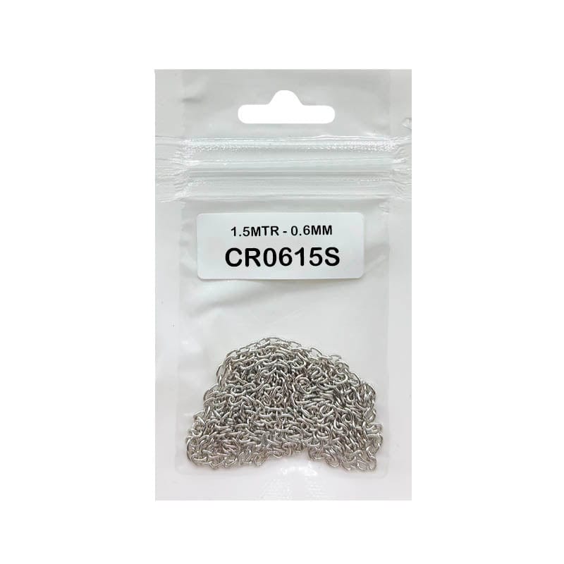 MG Traders Chains & Hooks Cr0615S Chain R 1.5Mtr Silver 0.6Mm