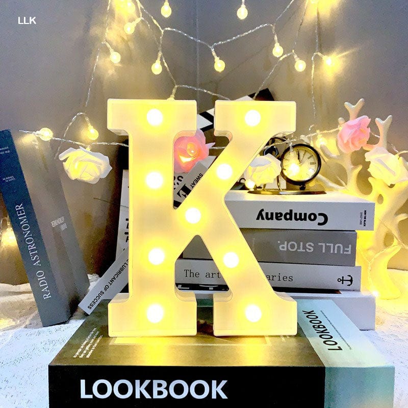 MG Traders 1 Lamps & Lanterns Led Letter K (8")