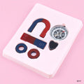 MG Traders 1 Magnet Sheet & Buttons 8017 Magnet Game With Compass 6Pcs
